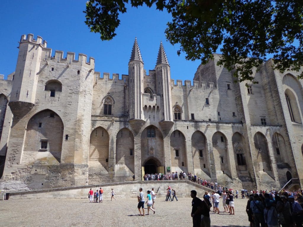 popes palace avignon france