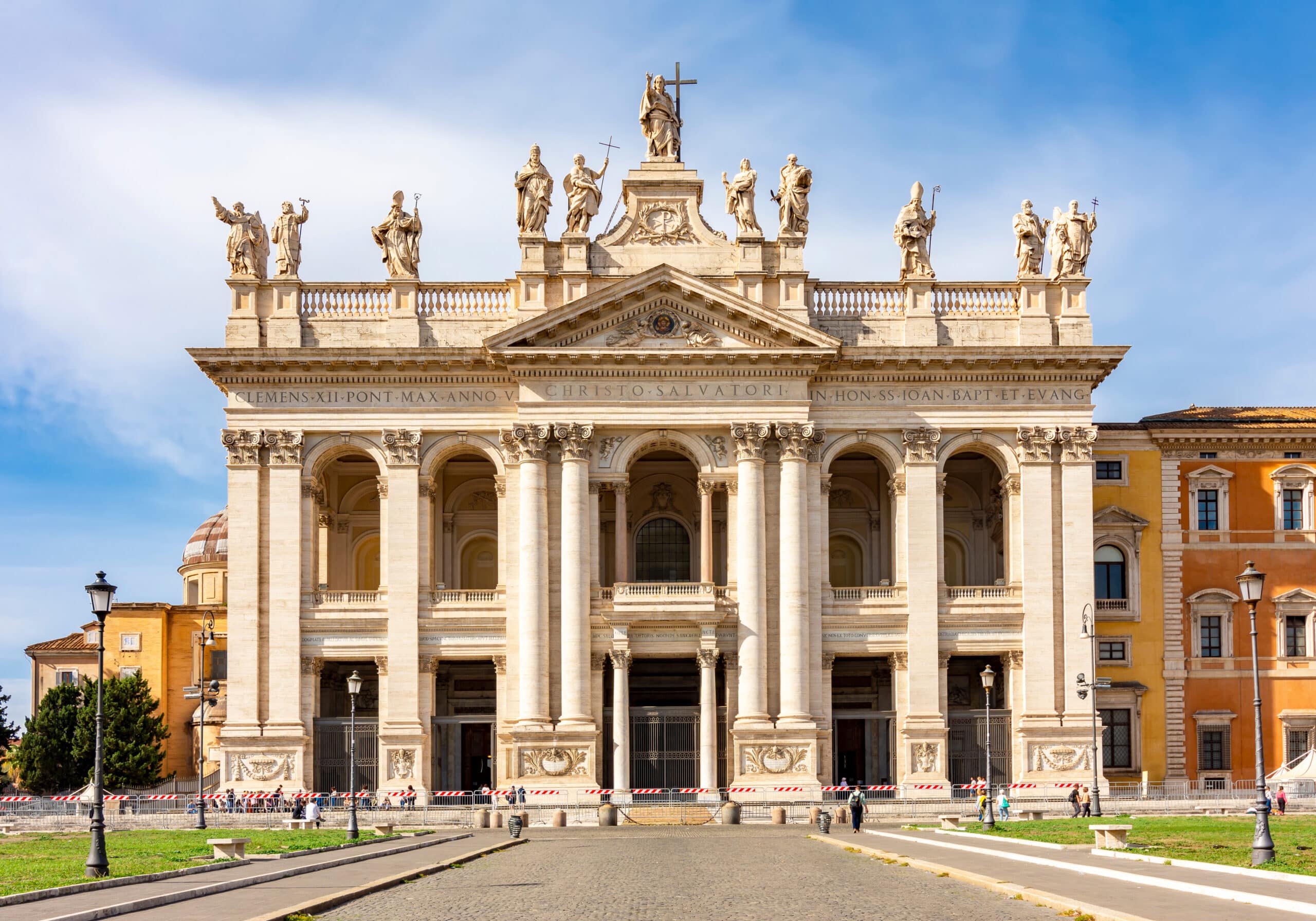 Philafrenzy, CC BY-SA 4.0 <https://creativecommons.org/licenses/by-sa/4.0>, via Wikimedia Commons Lateran basilica in Rome, Italy