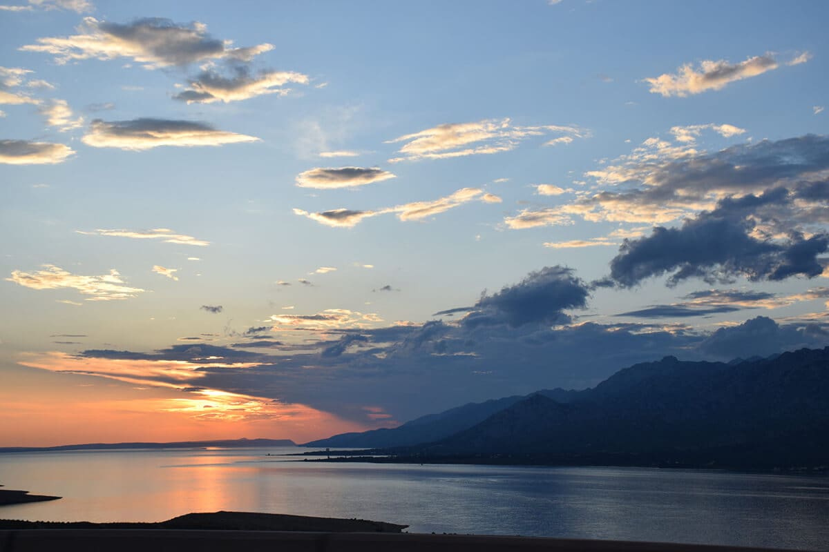 croatia sunset