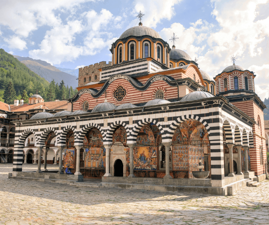 The Monastery of Saint Ivan of RIla or Rila Monastery is the largest and most famous Eastern Orthodox monastery in Bulgaria