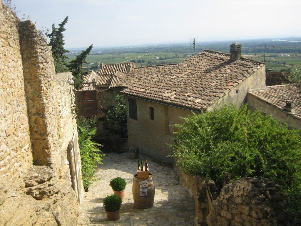 Châ franceteauneuf-du-Pape france