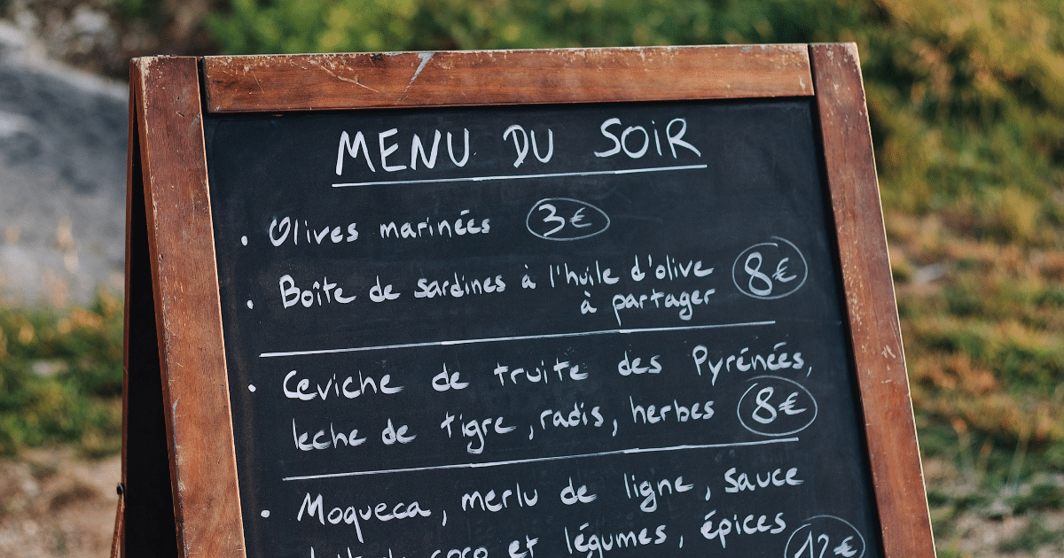 understanding french menus