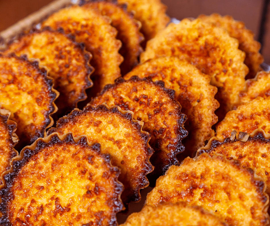traditional Portuguese pastries Queijadas